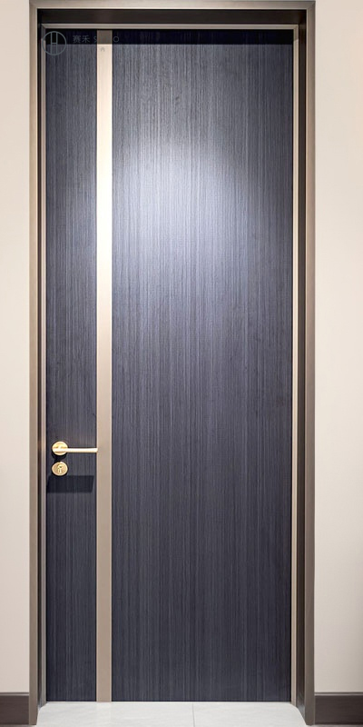 赛和极简铝木门15mm中窄框型，极简与实用双向兼顾